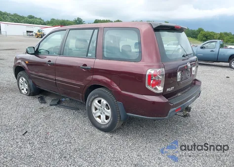 2007 Honda Pilot Lx из США, поврежденный, VIN 5FNYF18167B007051